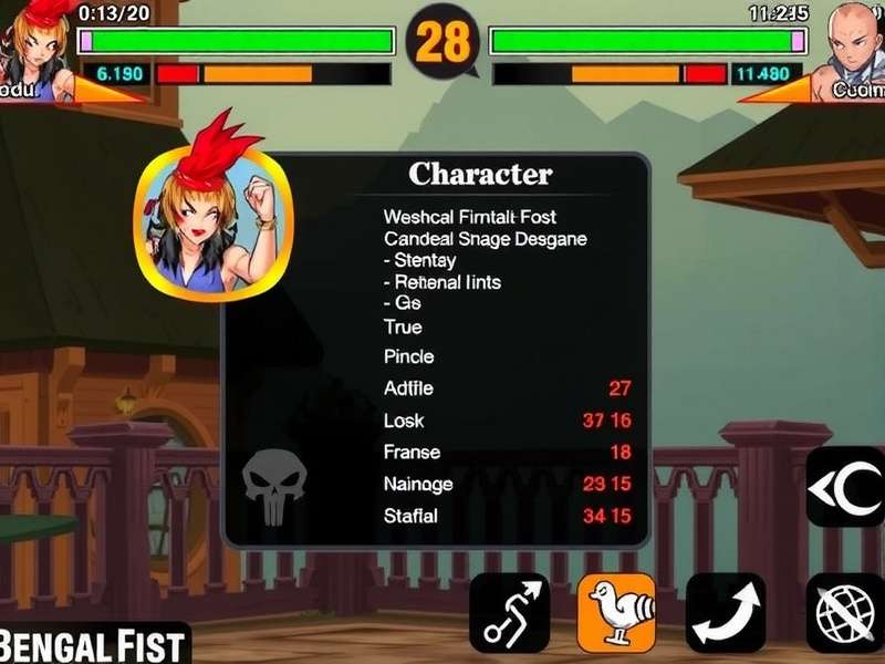 Bengal Fist Champion Character Selection